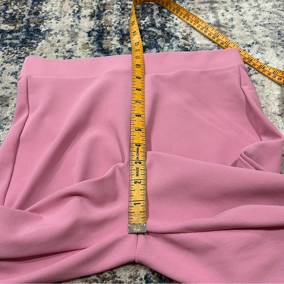 Zara Pink Pull-On Flared Dress Pants Size Large - Picture 7 of 9
